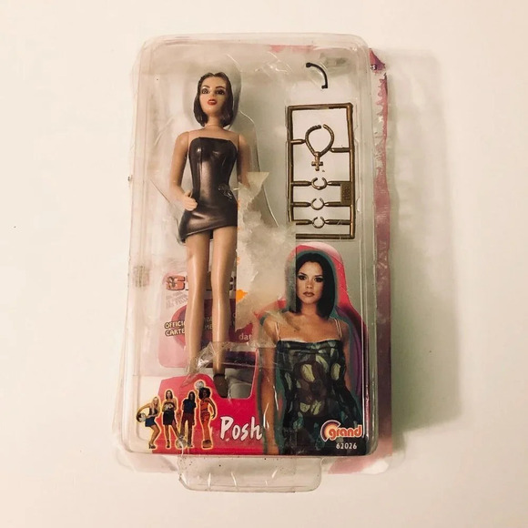 Vintage 1998 Posh  Spice Girls 6 Inch Tall Action Figure Doll Victoria Damaged - Picture 8 of 16
